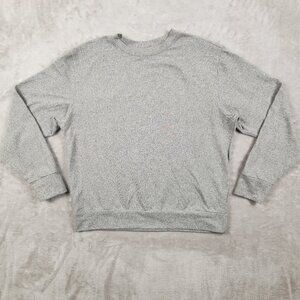 UNIQLO Soft Knitted Fleece Sweatshirt Gray Women's Size M